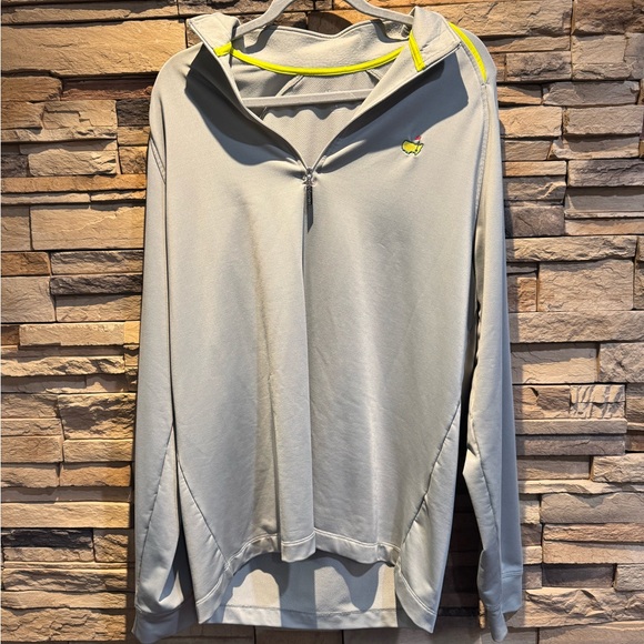 Masters Augusta National Golf Tournament performance tech quarter-zip pullover